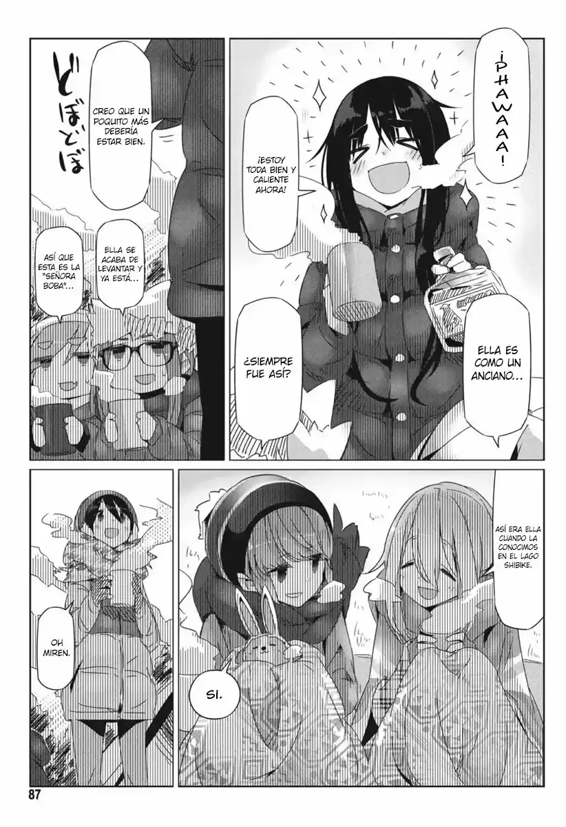 Yurucamp capítulo 21, página 27