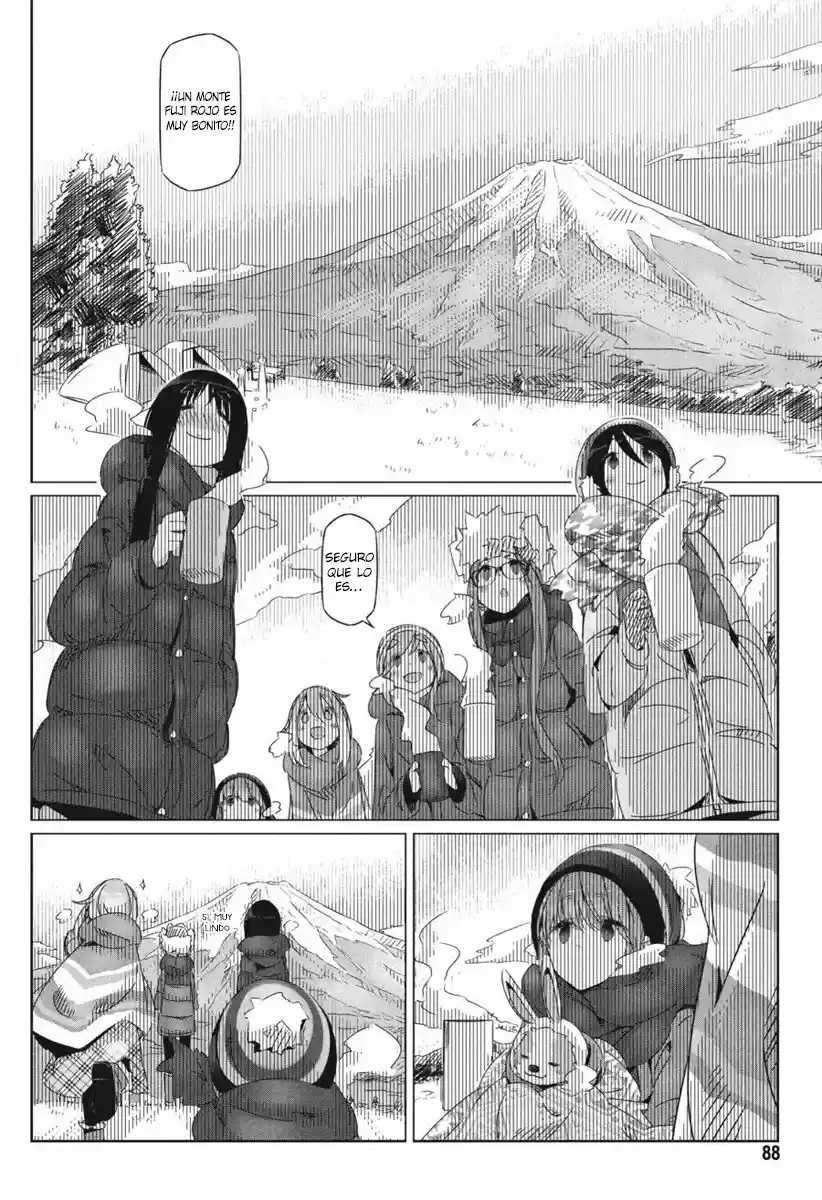 Yurucamp capítulo 21, página 28