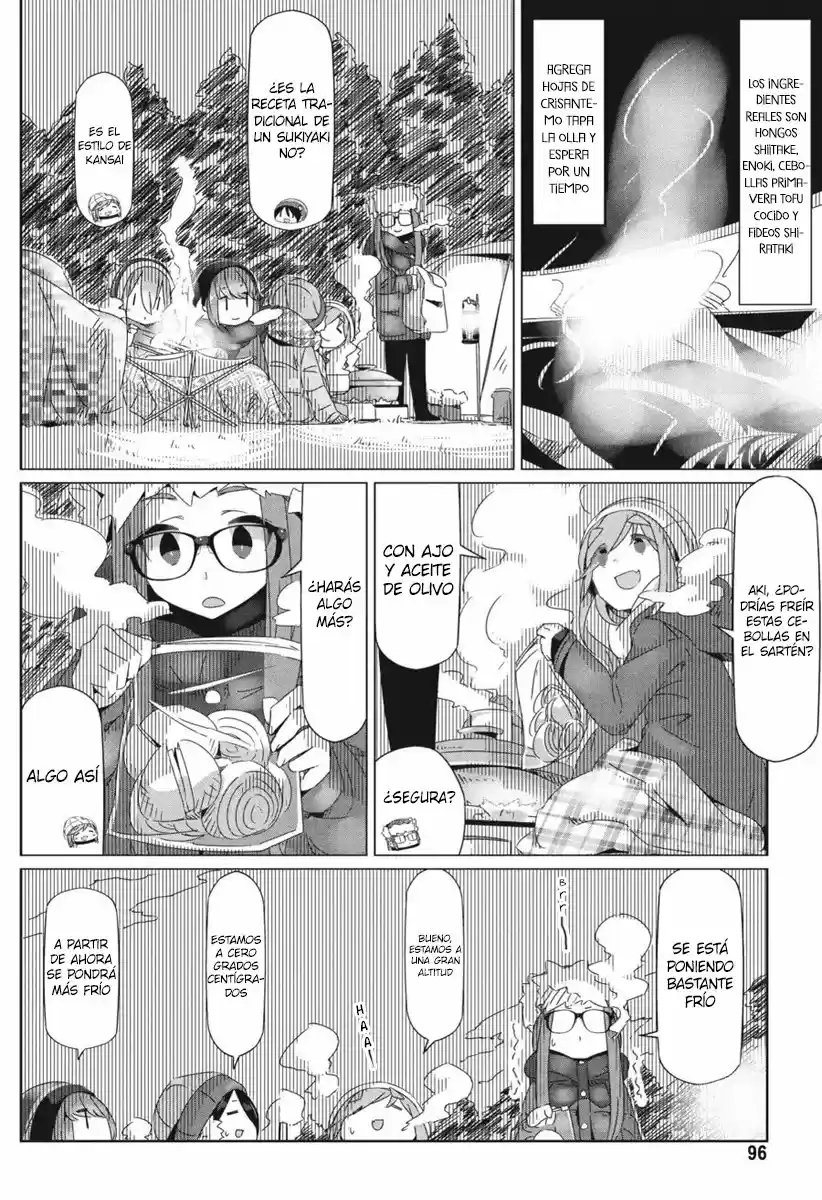 Yurucamp capítulo 22, página 4