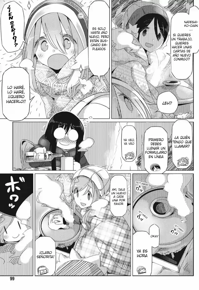 Yurucamp capítulo 22, página 7