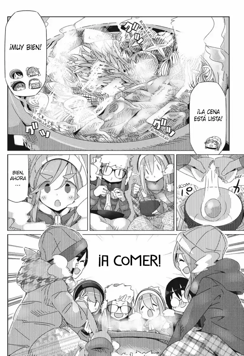 Yurucamp capítulo 22, página 8