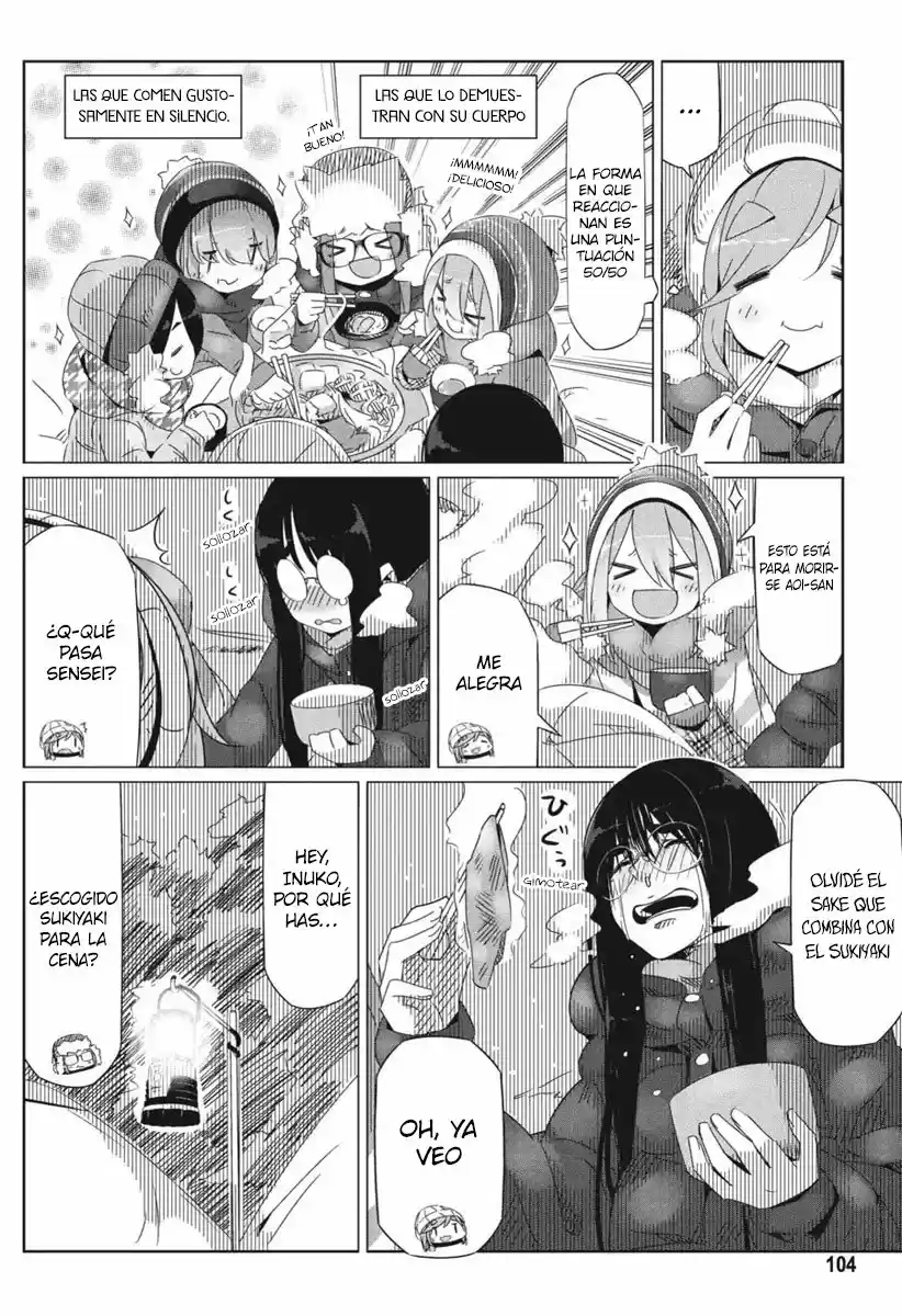 Yurucamp capítulo 22, página 12