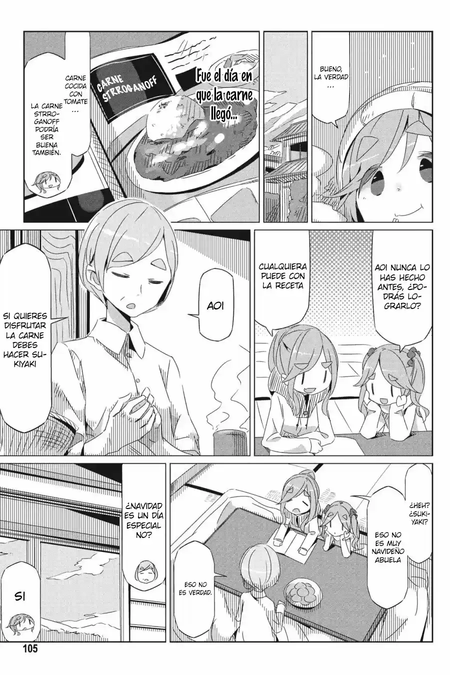 Yurucamp capítulo 22, página 13