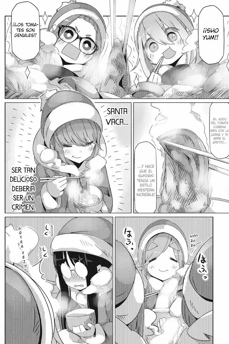 Yurucamp capítulo 22, página 18