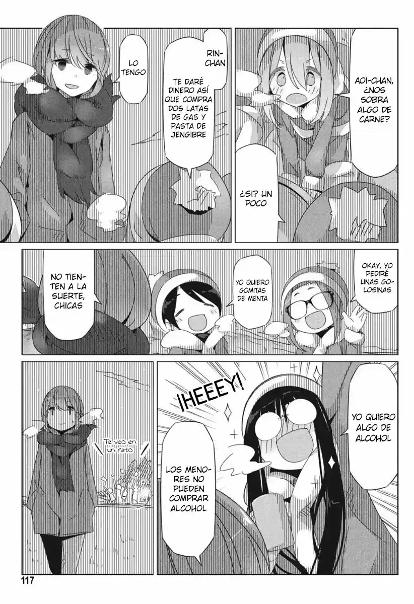 Yurucamp capítulo 22, página 25