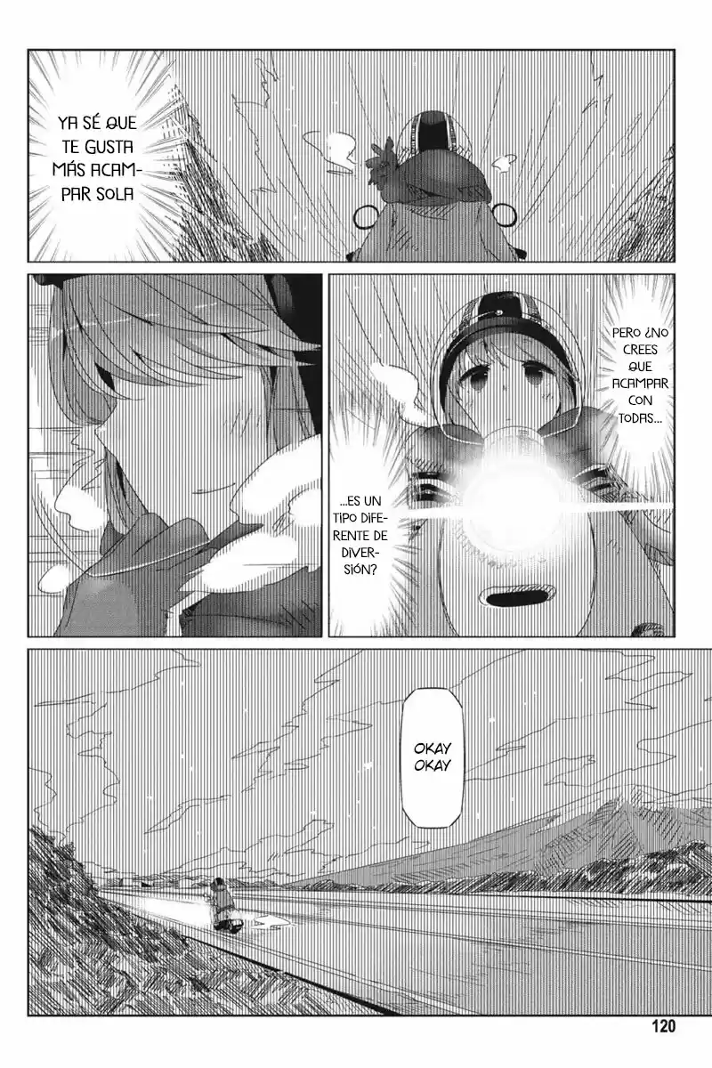Yurucamp capítulo 22, página 28