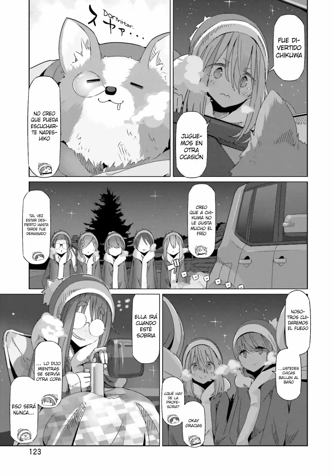 Yurucamp capítulo 23, página 2