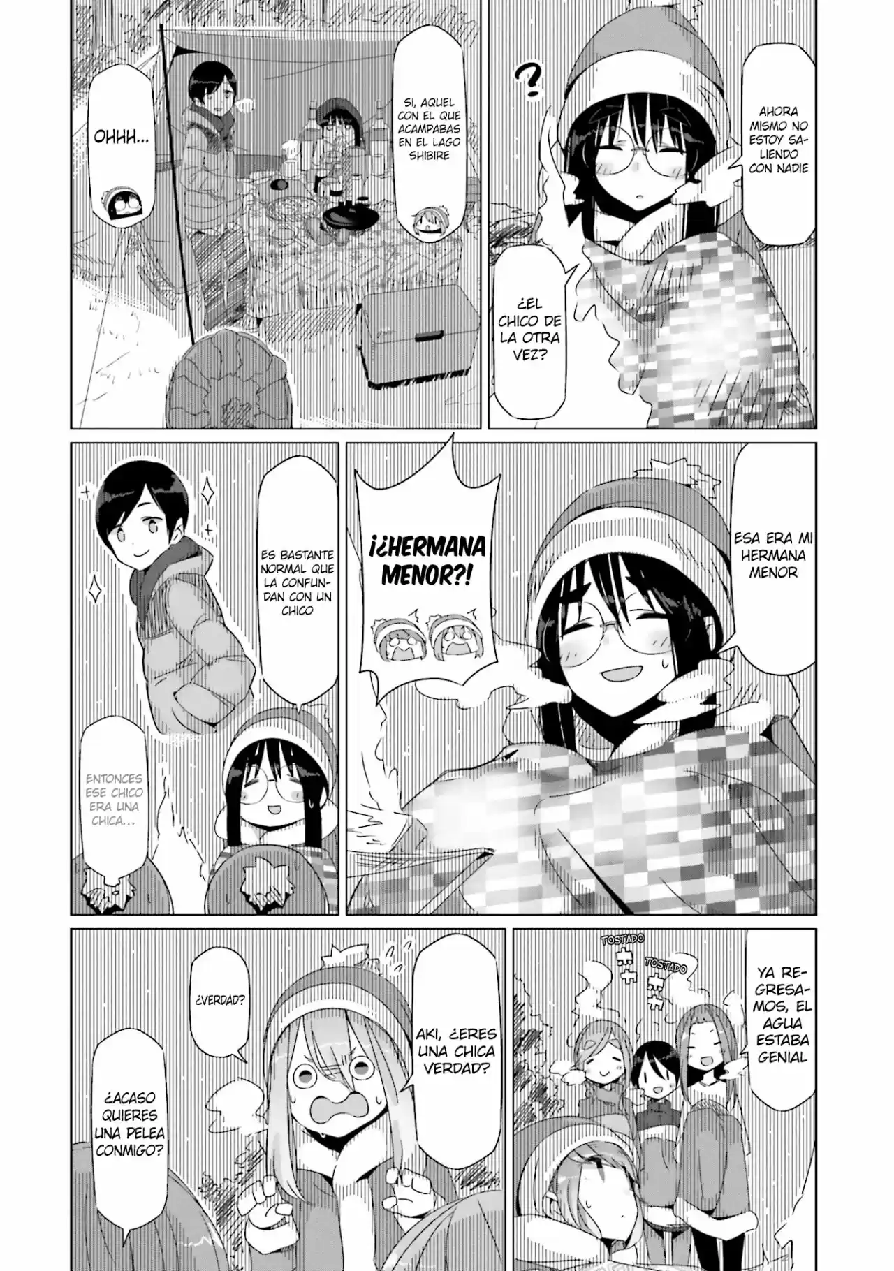Yurucamp capítulo 23, página 6
