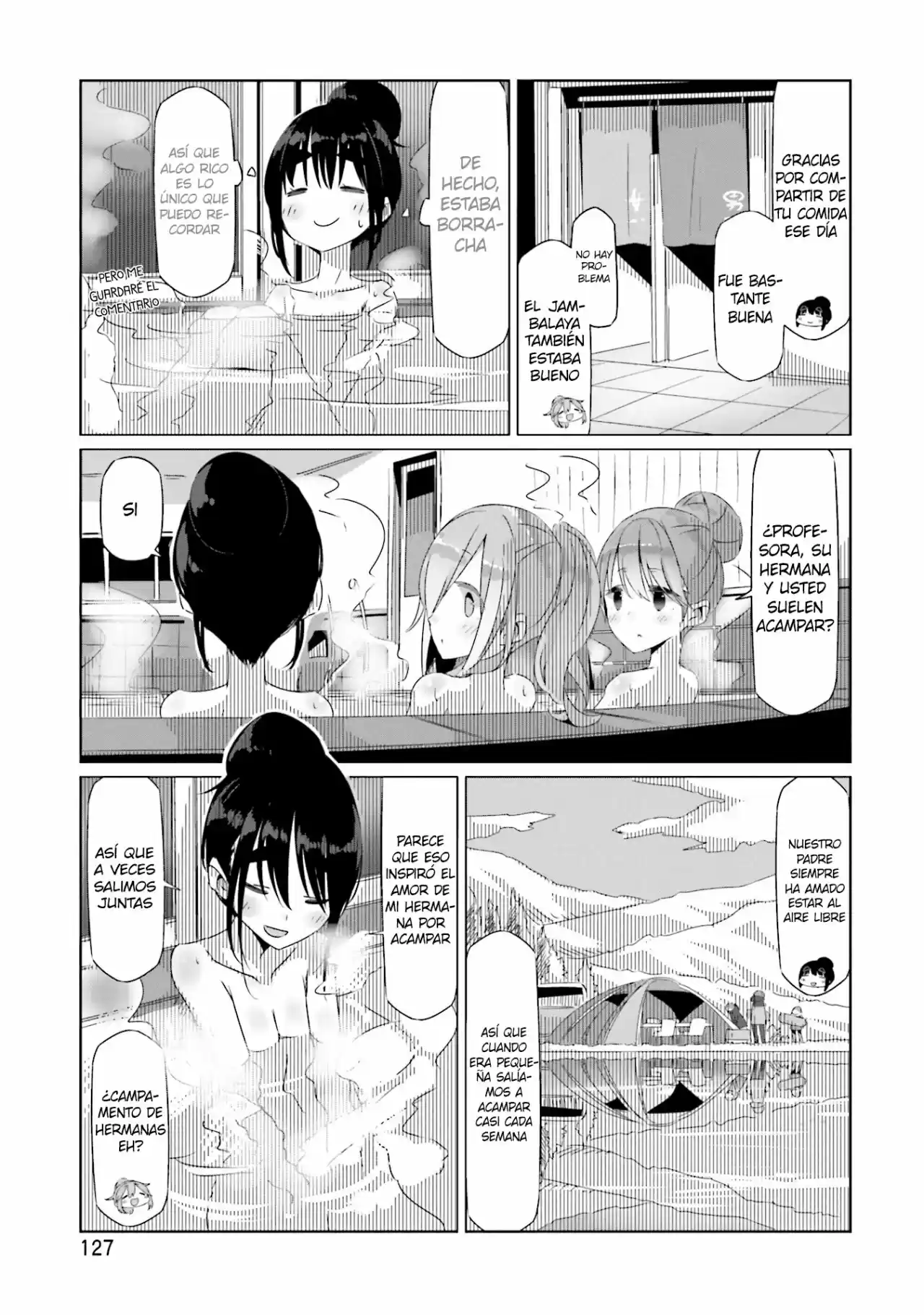 Yurucamp capítulo 23, página 7
