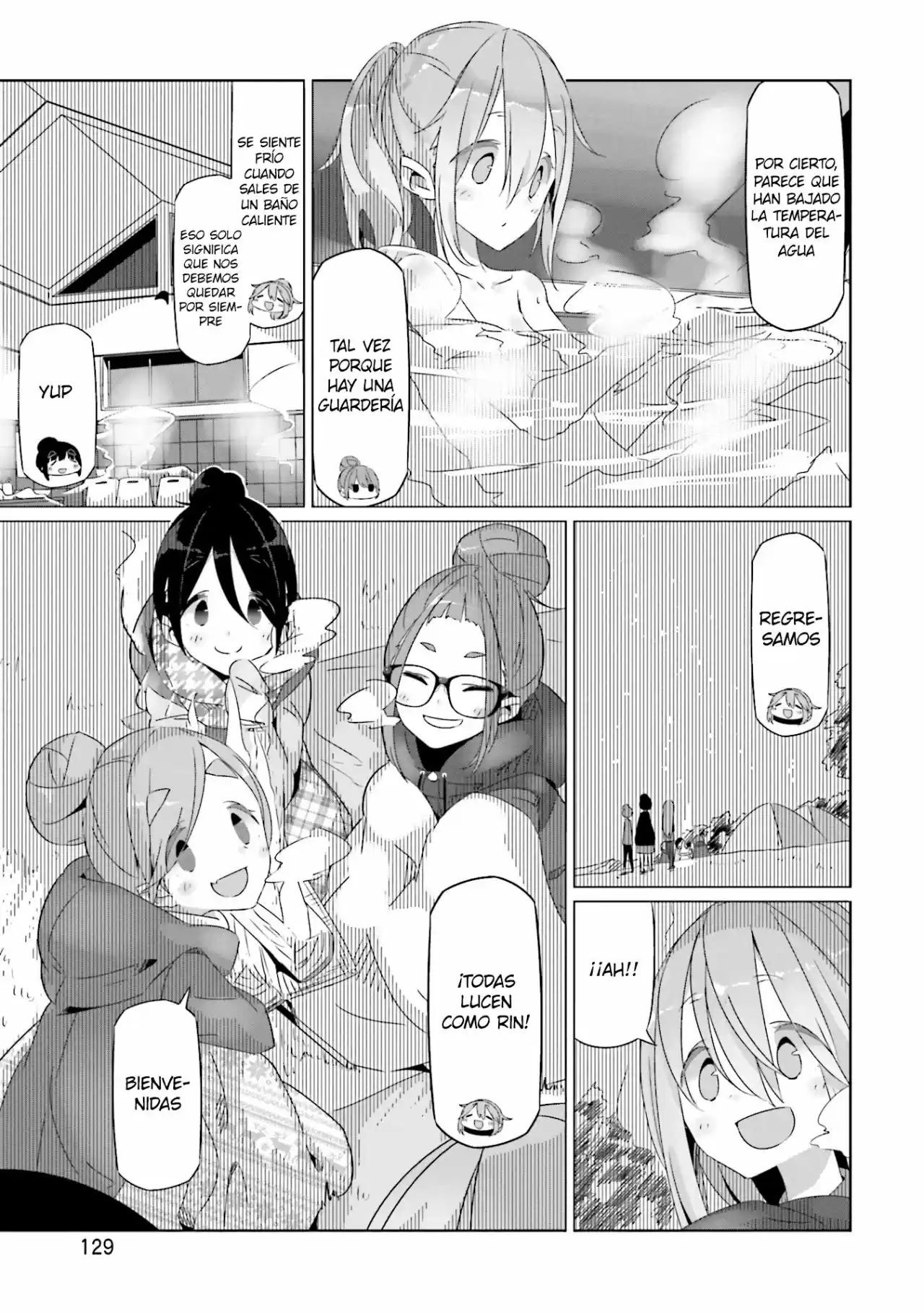 Yurucamp capítulo 23, página 9