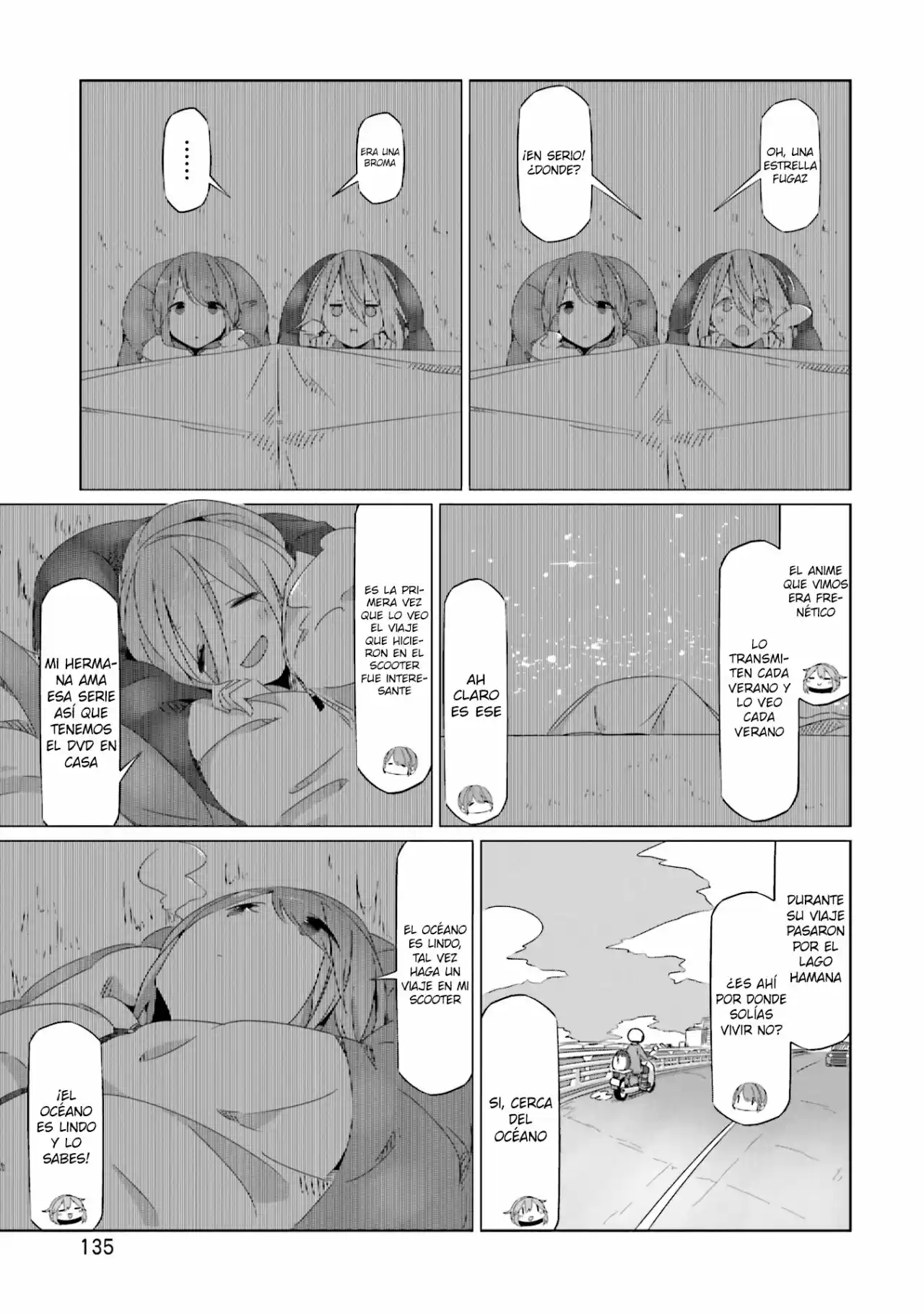 Yurucamp capítulo 23, página 15