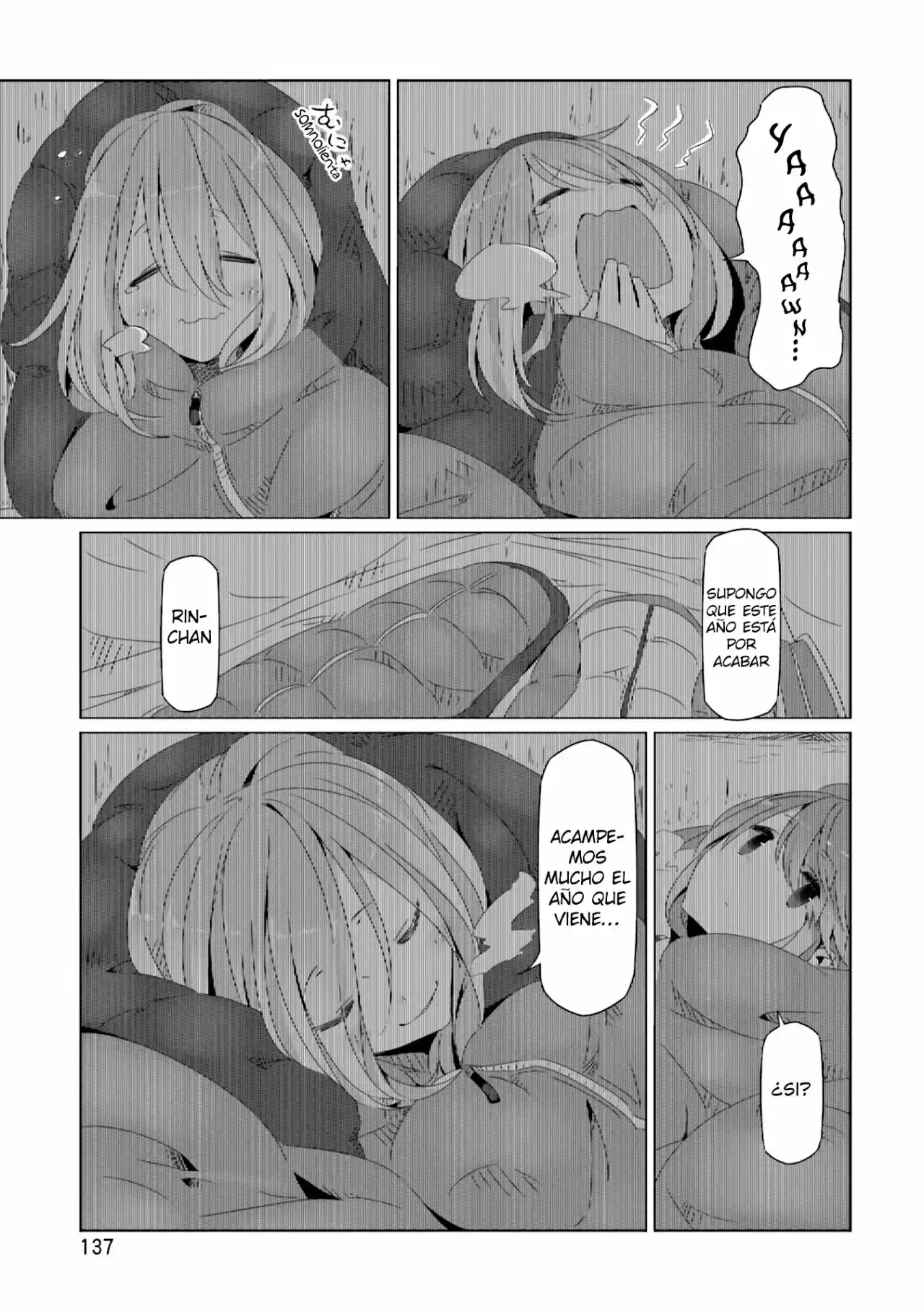 Yurucamp capítulo 23, página 17