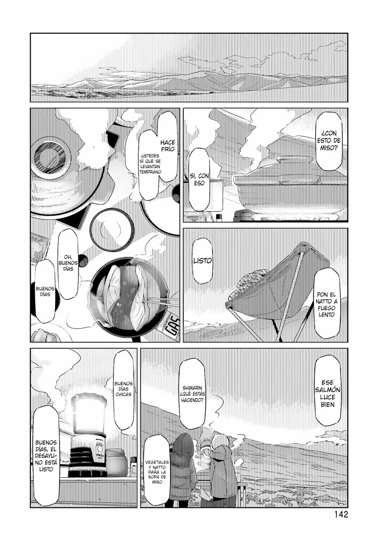 Yurucamp capítulo 23, página 22