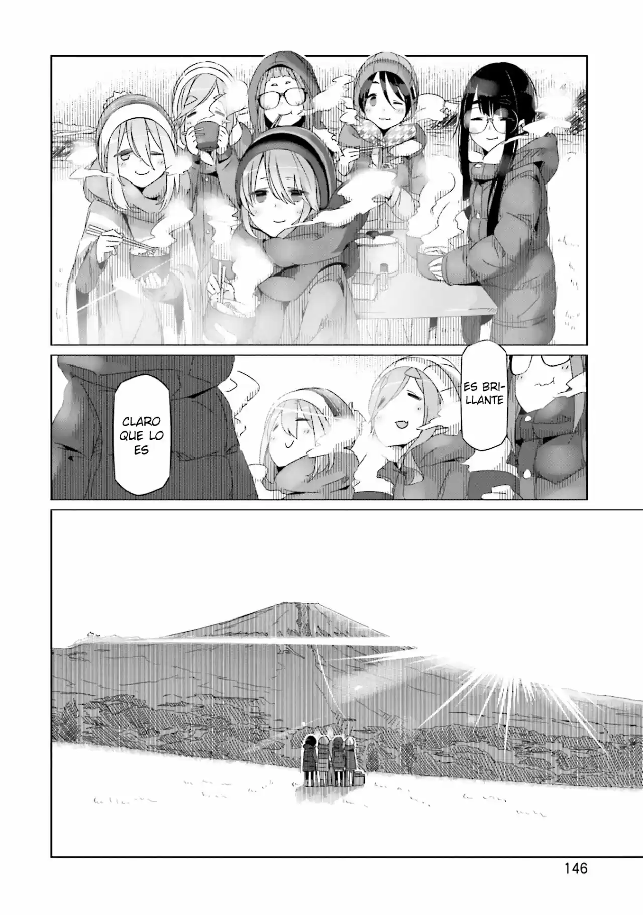 Yurucamp capítulo 23, página 25