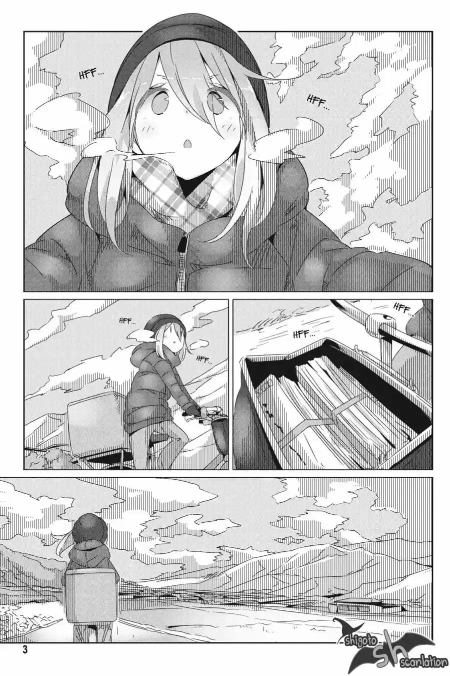 Yurucamp capítulo 24, página 4