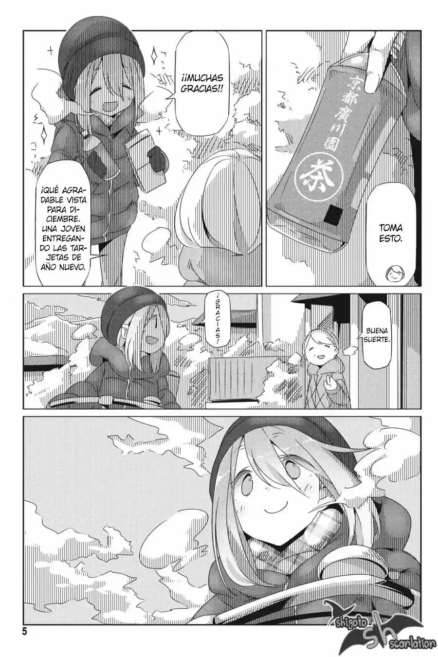 Yurucamp capítulo 24, página 6