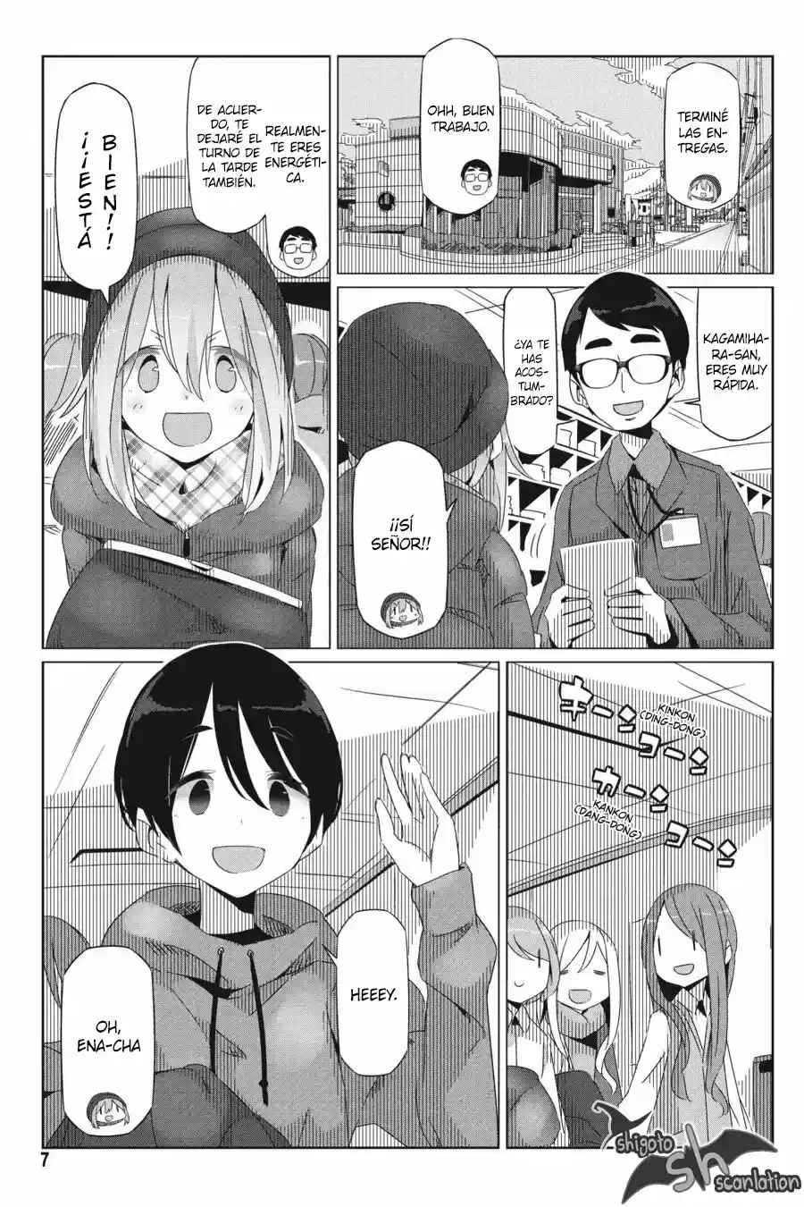 Yurucamp capítulo 24, página 8