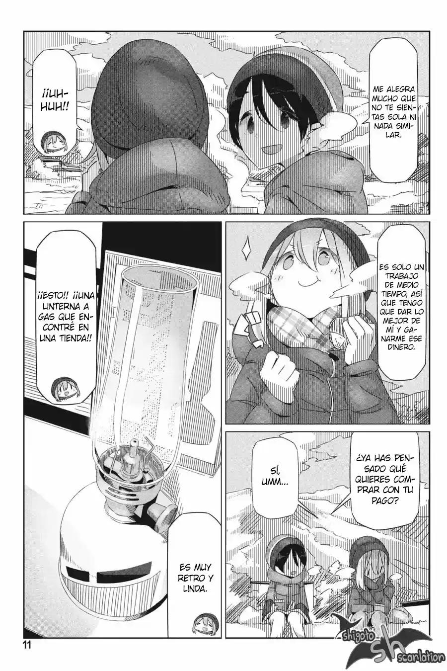 Yurucamp capítulo 24, página 12