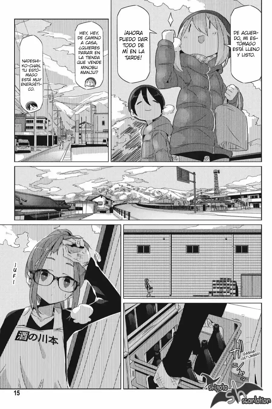 Yurucamp capítulo 24, página 16