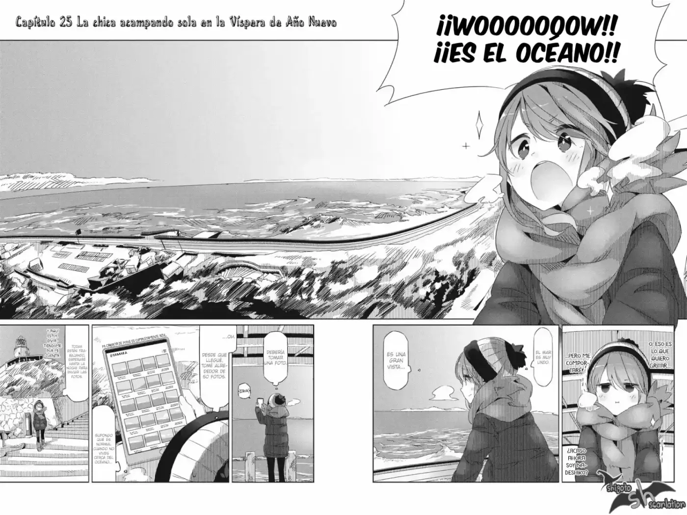 Yurucamp capítulo 25, página 2