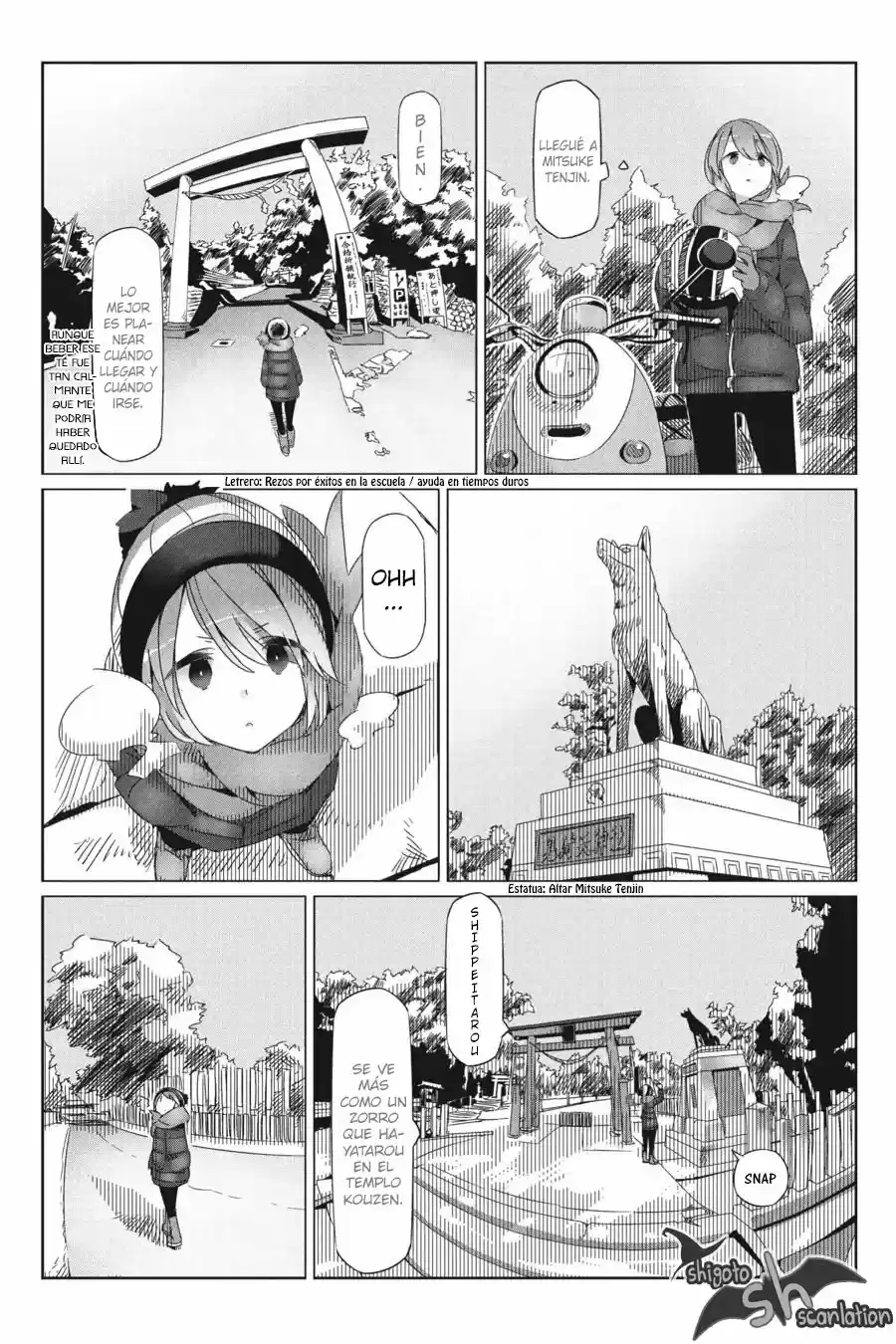 Yurucamp capítulo 25, página 9