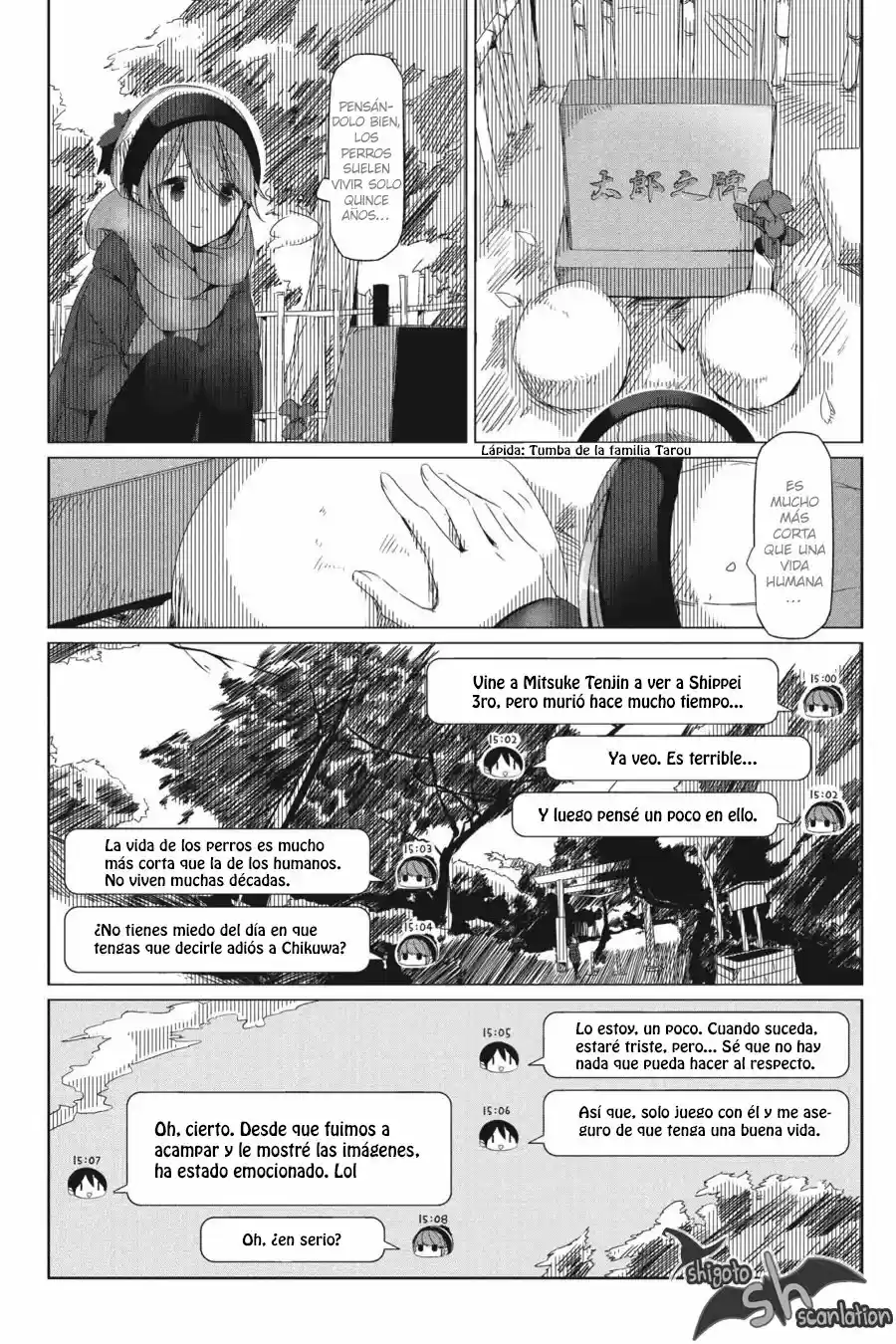Yurucamp capítulo 25, página 12