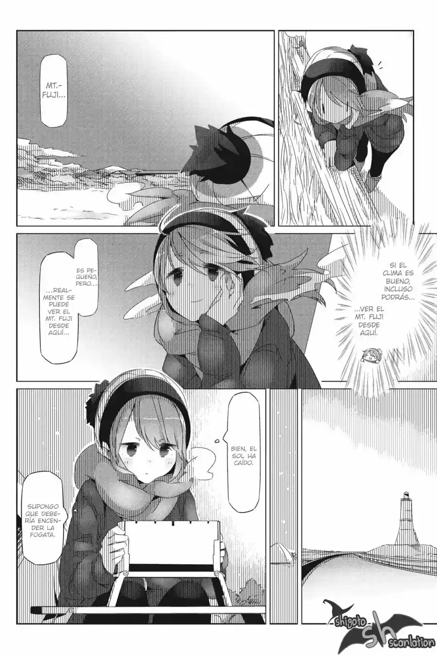 Yurucamp capítulo 25, página 17
