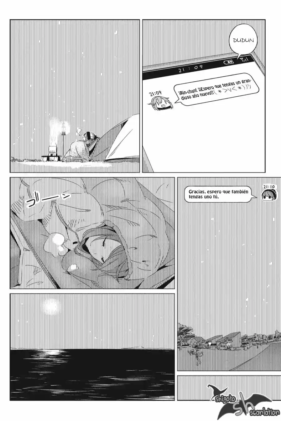 Yurucamp capítulo 25, página 21