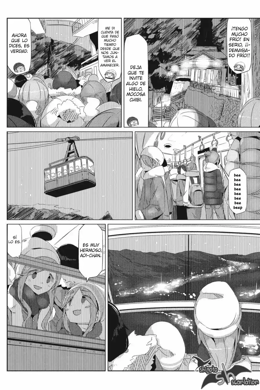 Yurucamp capítulo 26, página 6