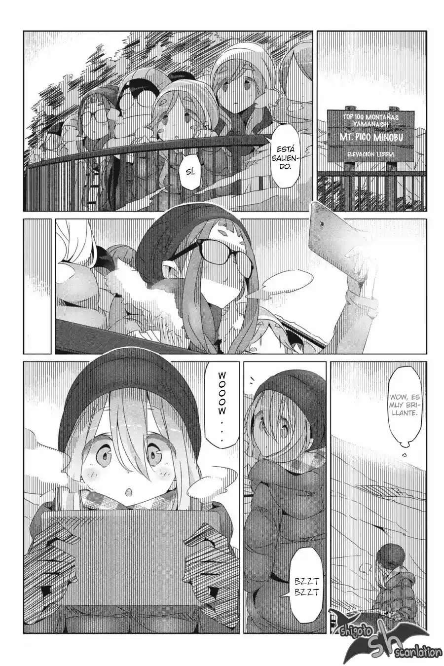Yurucamp capítulo 26, página 13