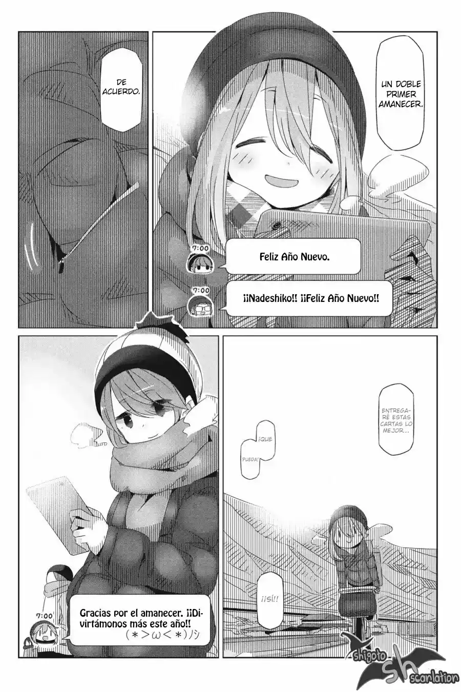 Yurucamp capítulo 26, página 15
