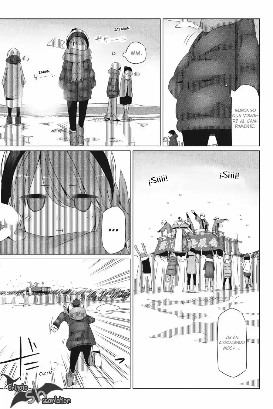 Yurucamp capítulo 26, página 16