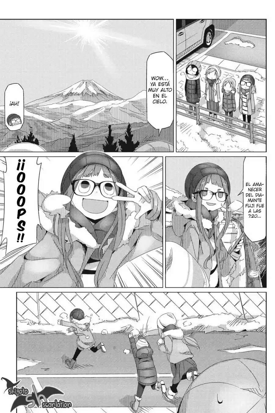 Yurucamp capítulo 26, página 24