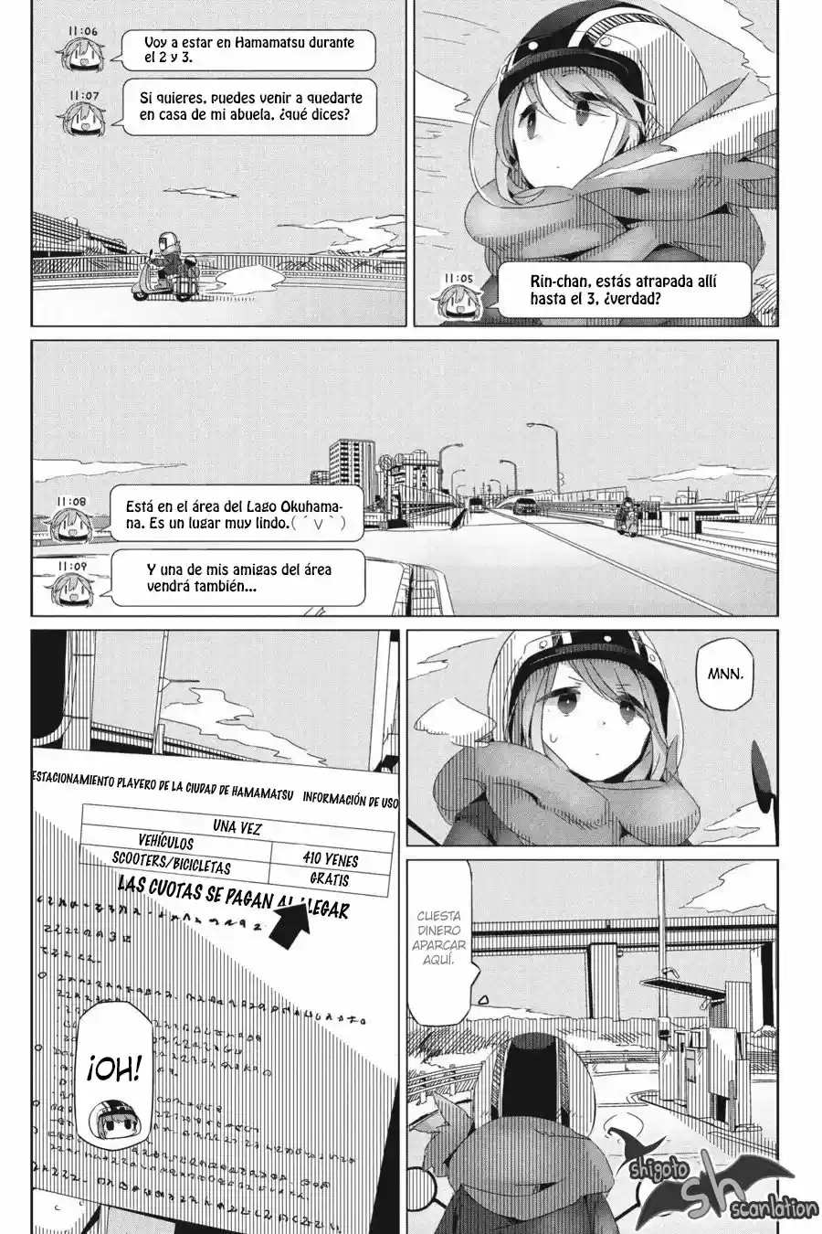 Yurucamp capítulo 27, página 2