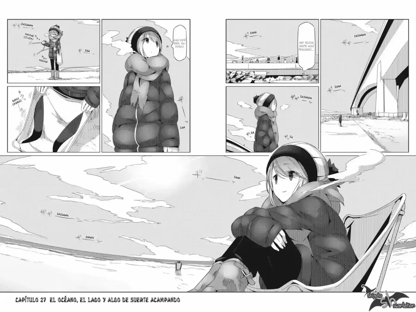 Yurucamp capítulo 27, página 4
