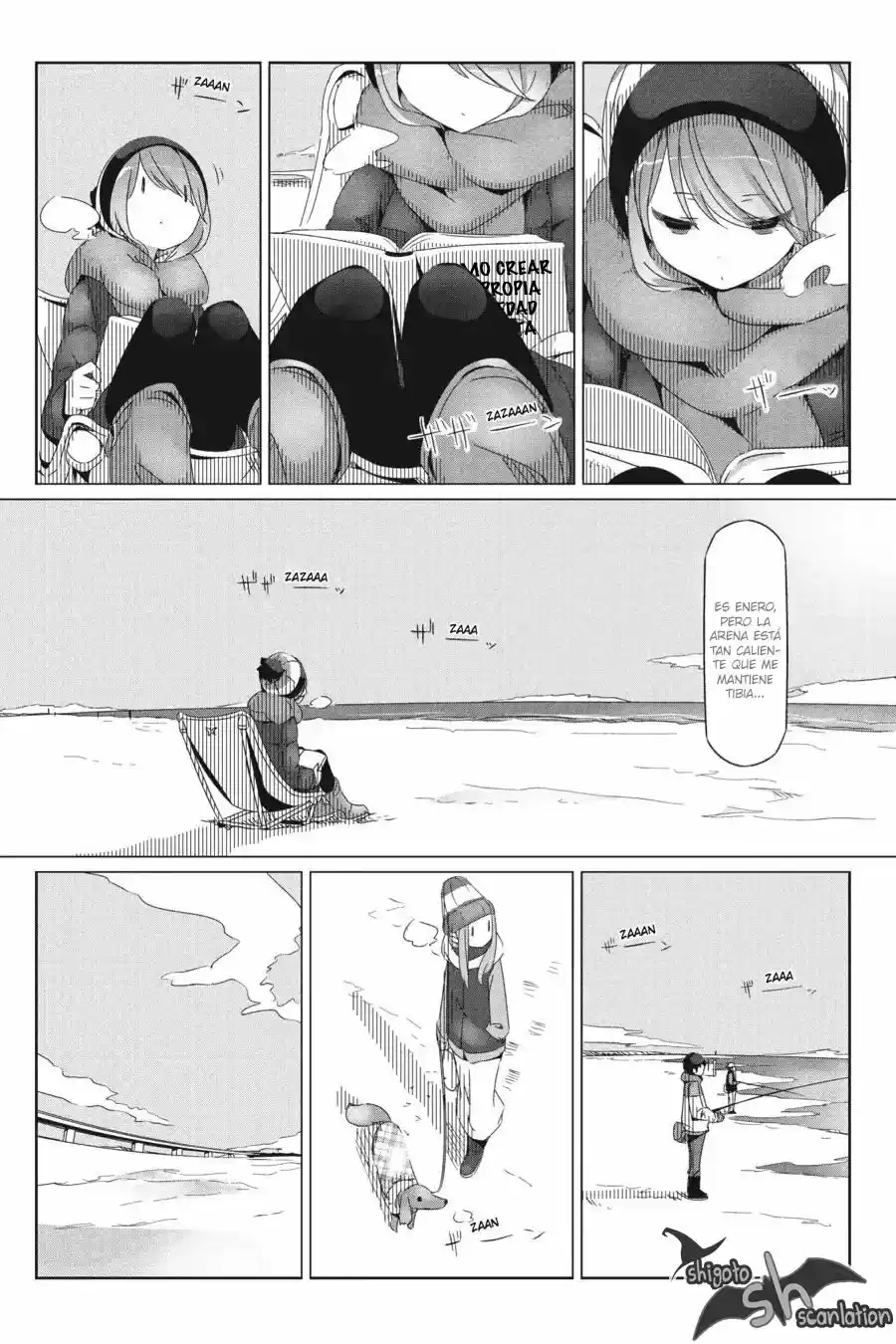 Yurucamp capítulo 27, página 5