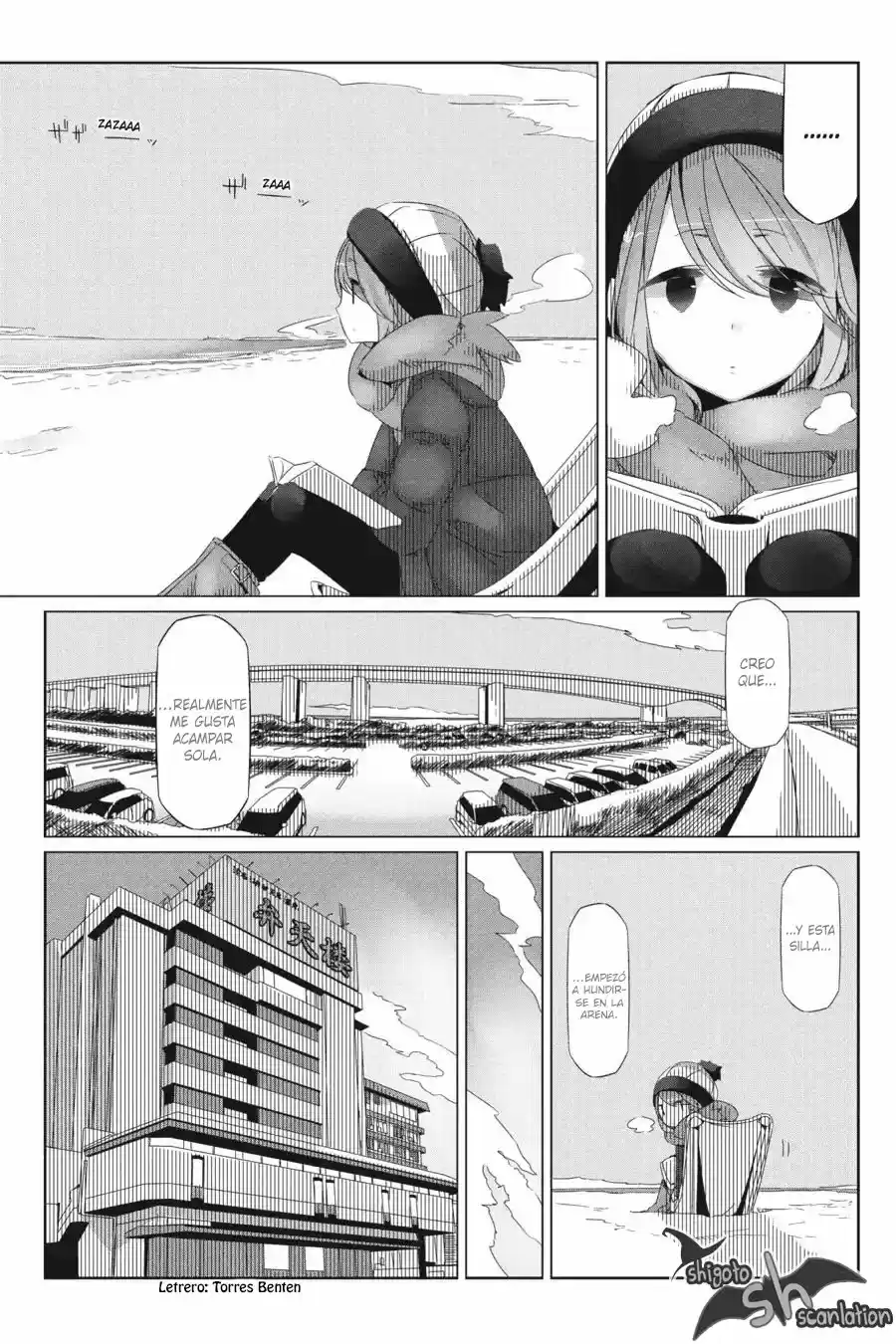 Yurucamp capítulo 27, página 6