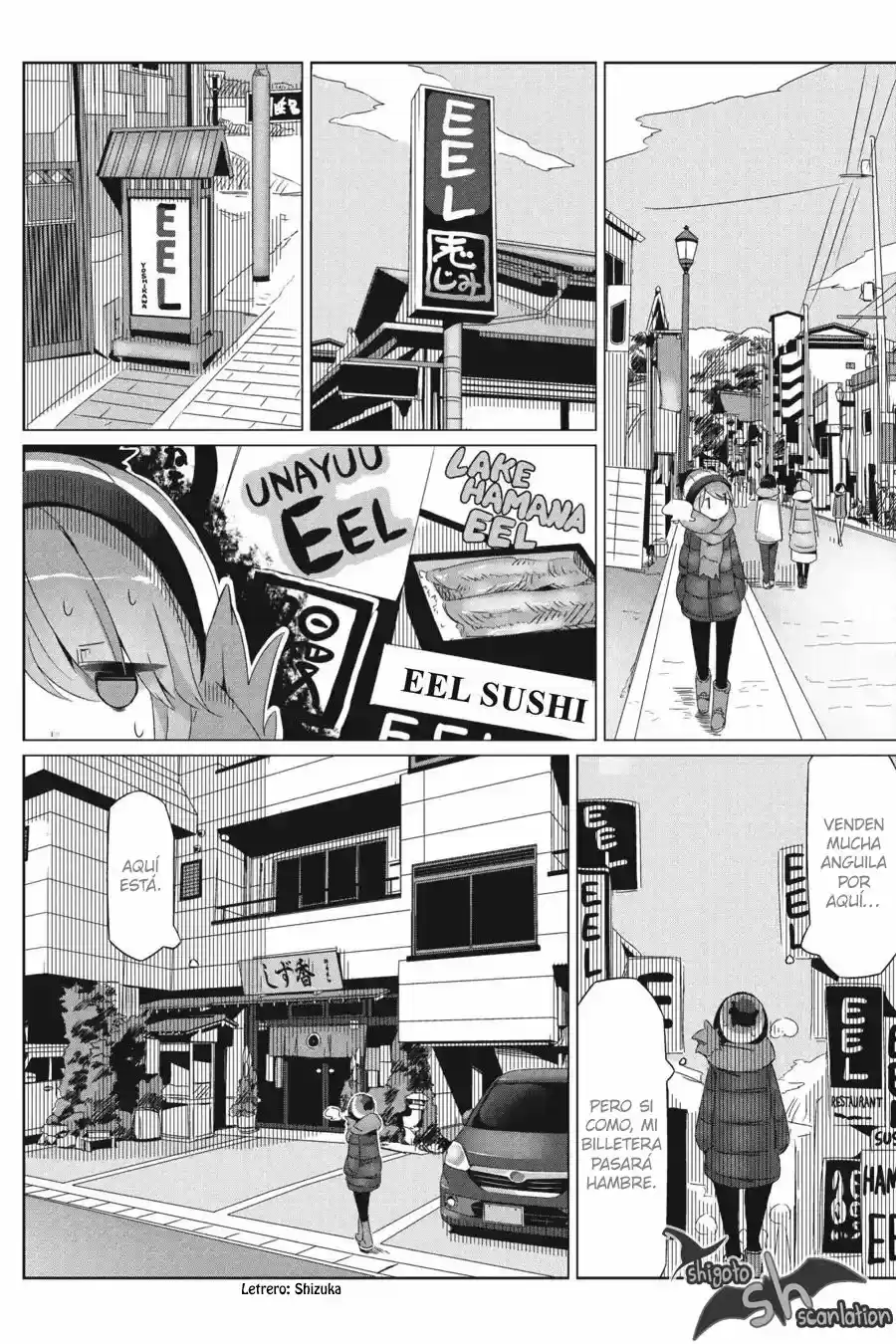 Yurucamp capítulo 27, página 13