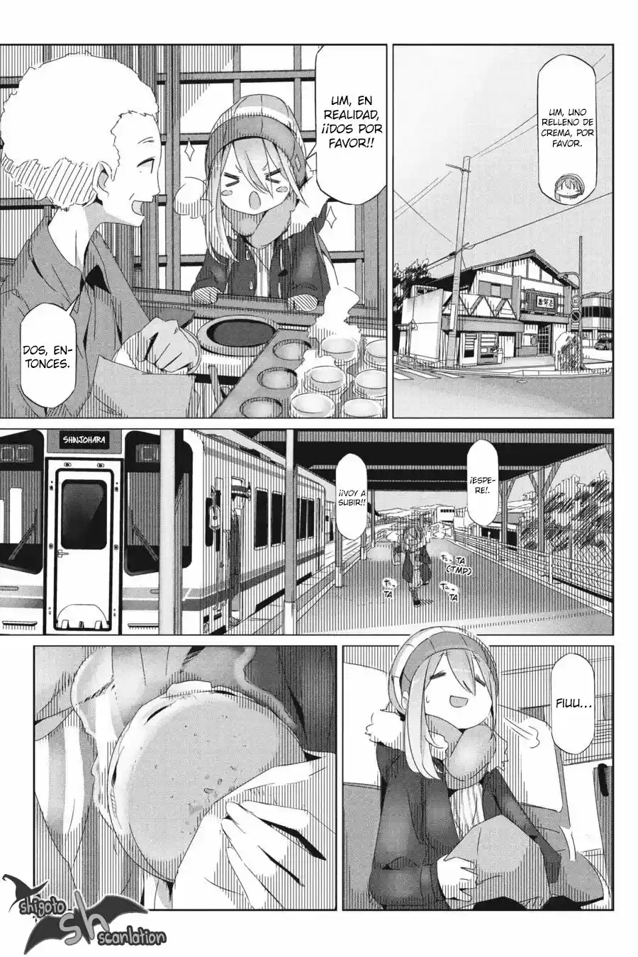 Yurucamp capítulo 27, página 16