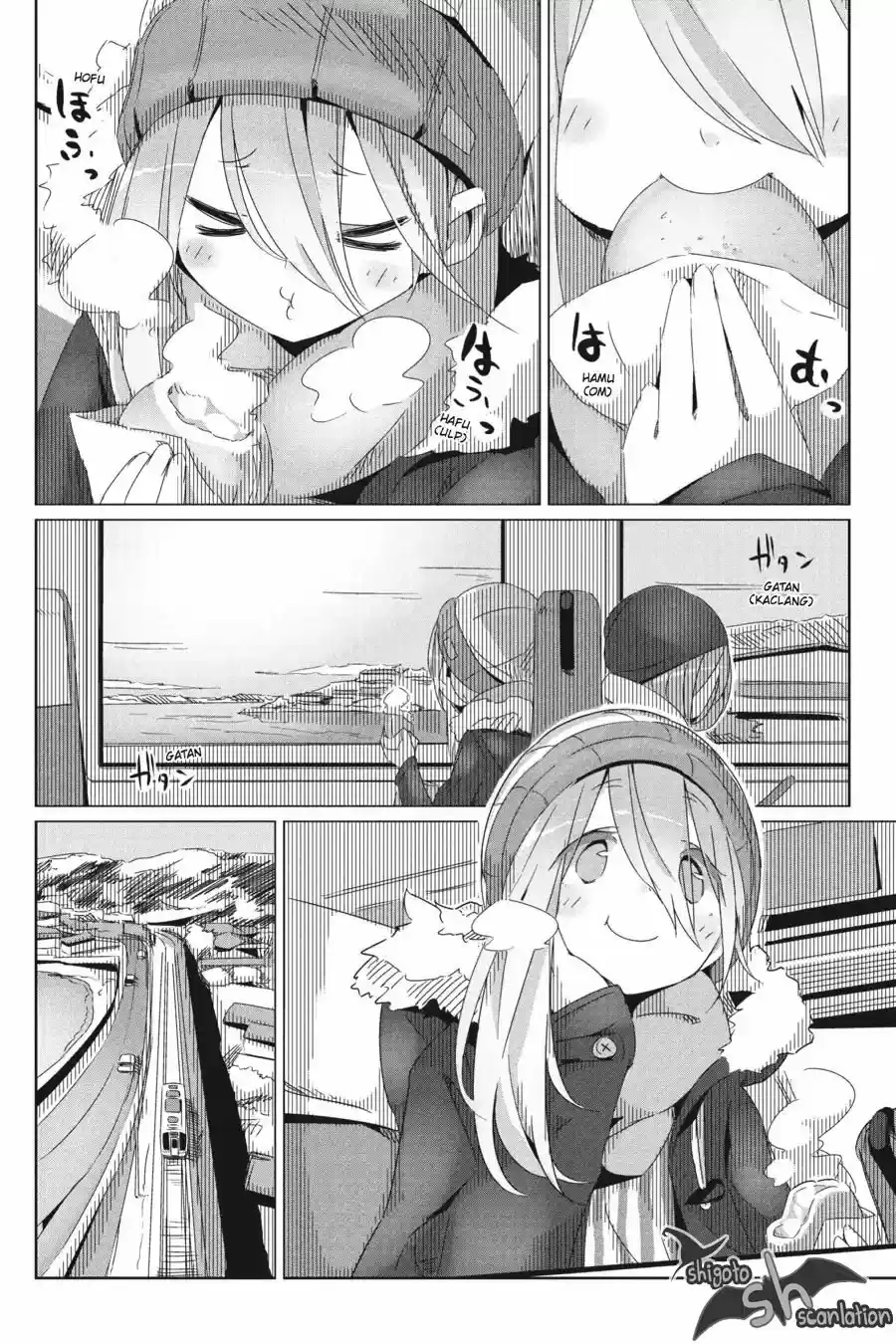 Yurucamp capítulo 27, página 17