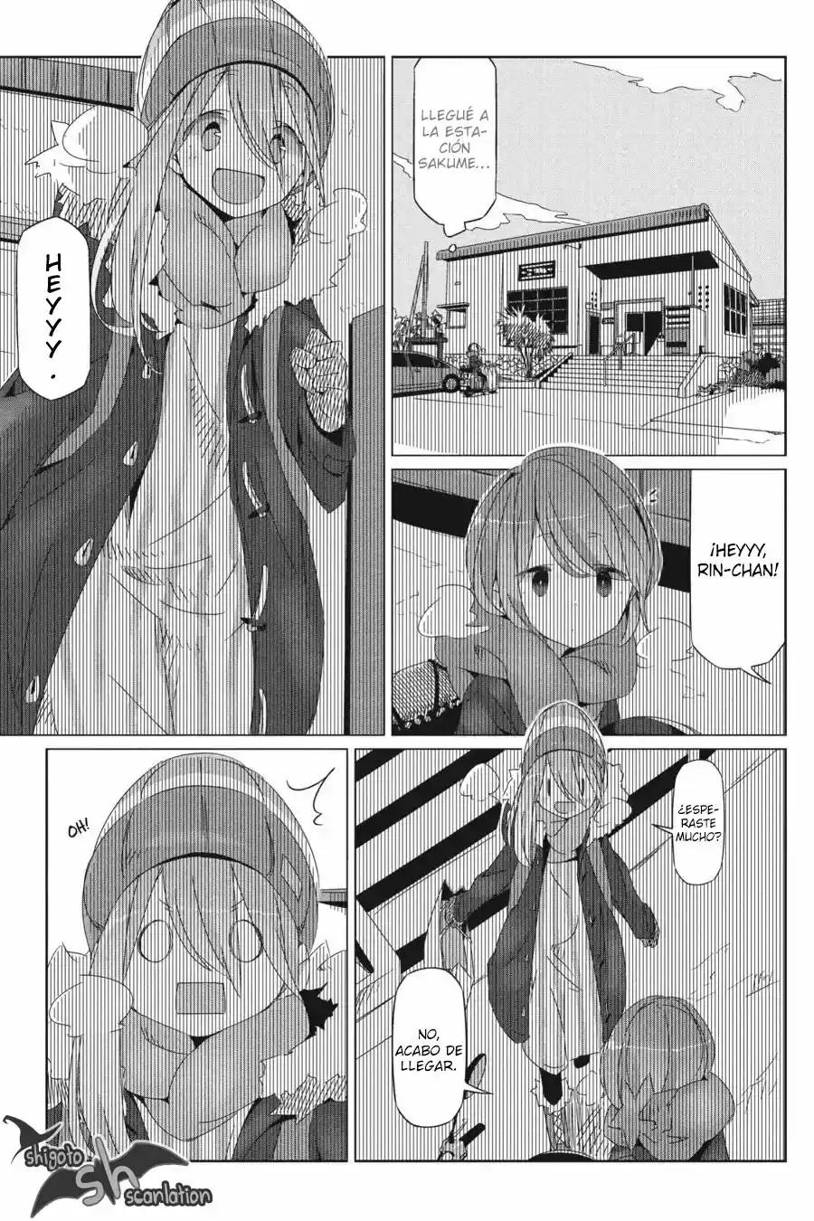Yurucamp capítulo 27, página 18