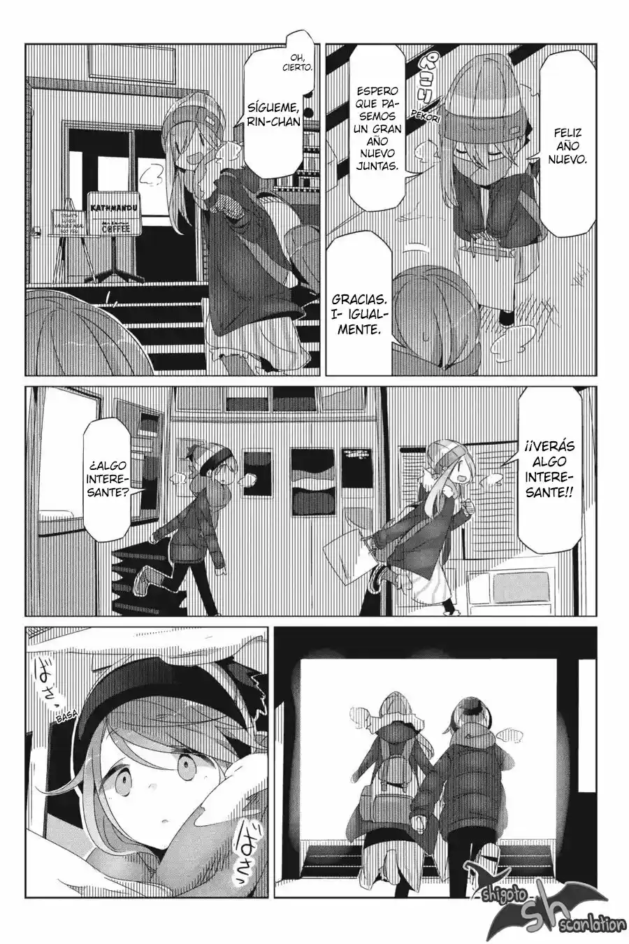 Yurucamp capítulo 27, página 19