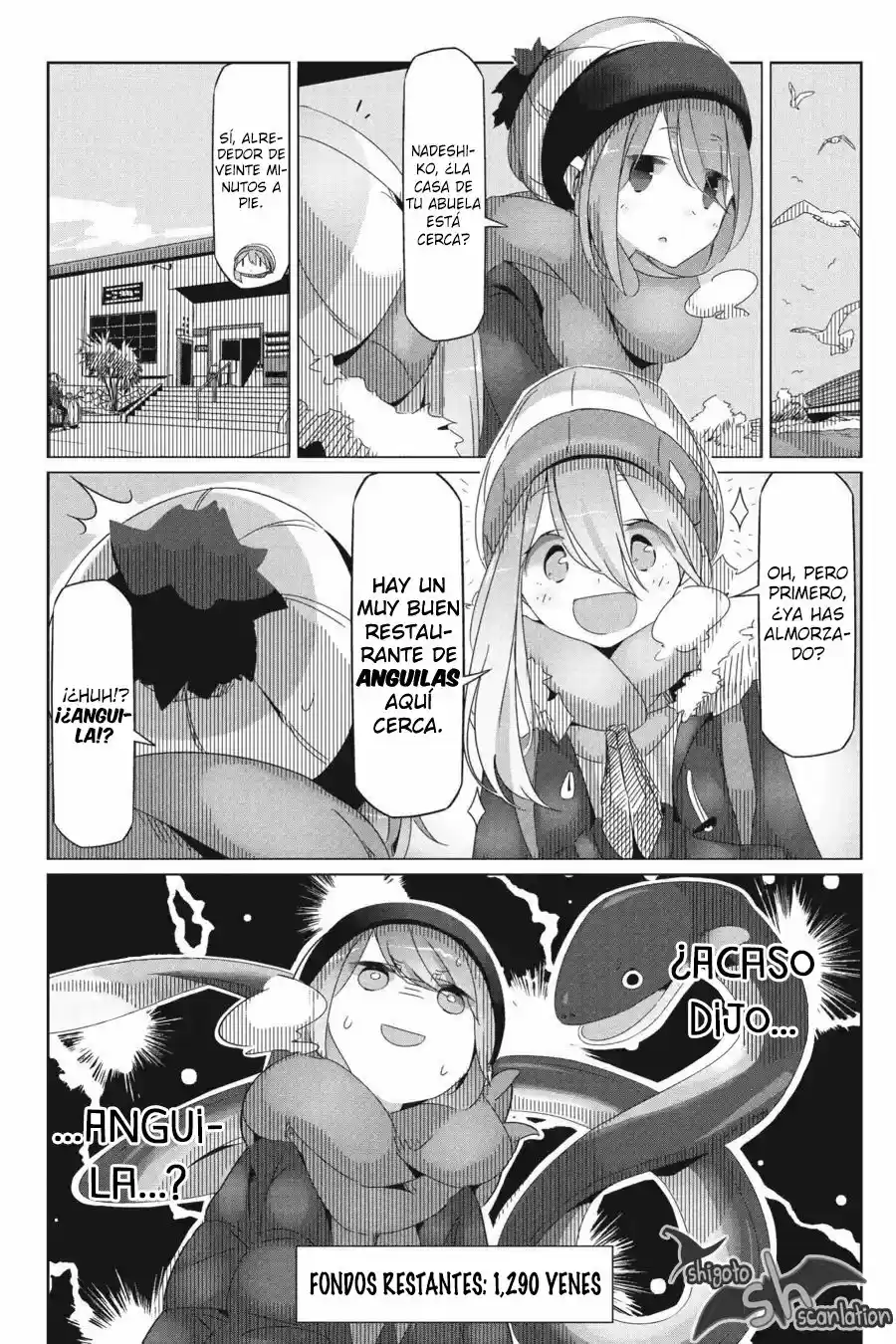 Yurucamp capítulo 27, página 22