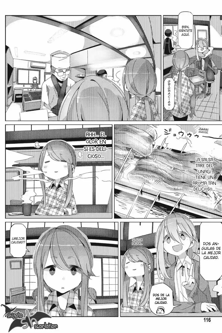 Yurucamp capítulo 28, página 2