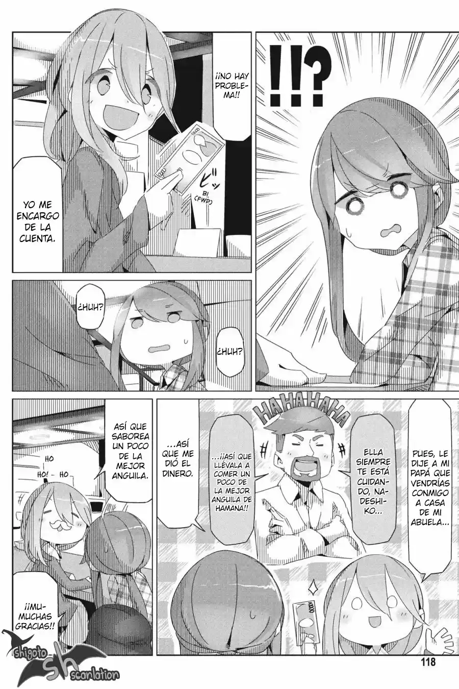 Yurucamp capítulo 28, página 4