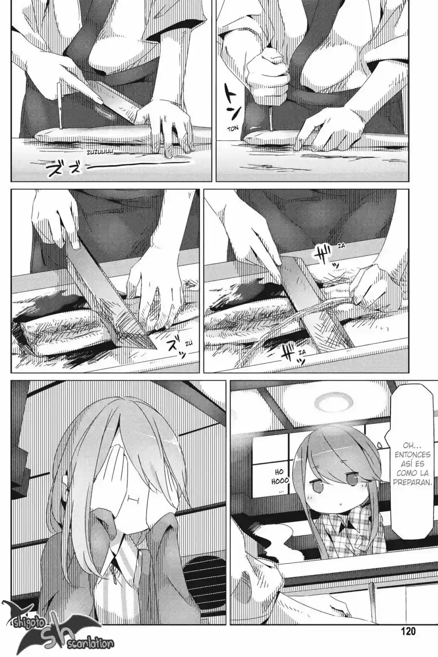 Yurucamp capítulo 28, página 6