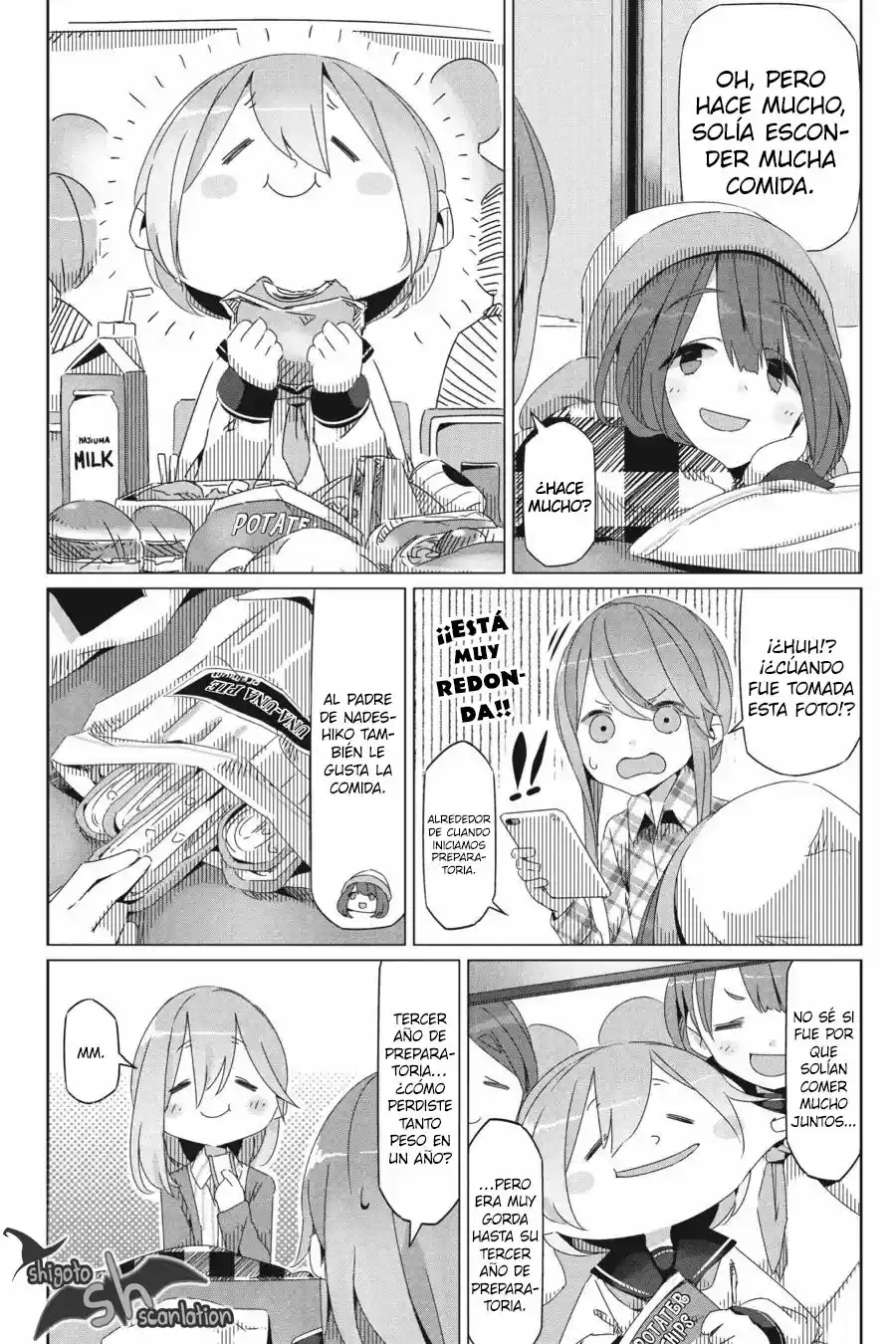 Yurucamp capítulo 28, página 11
