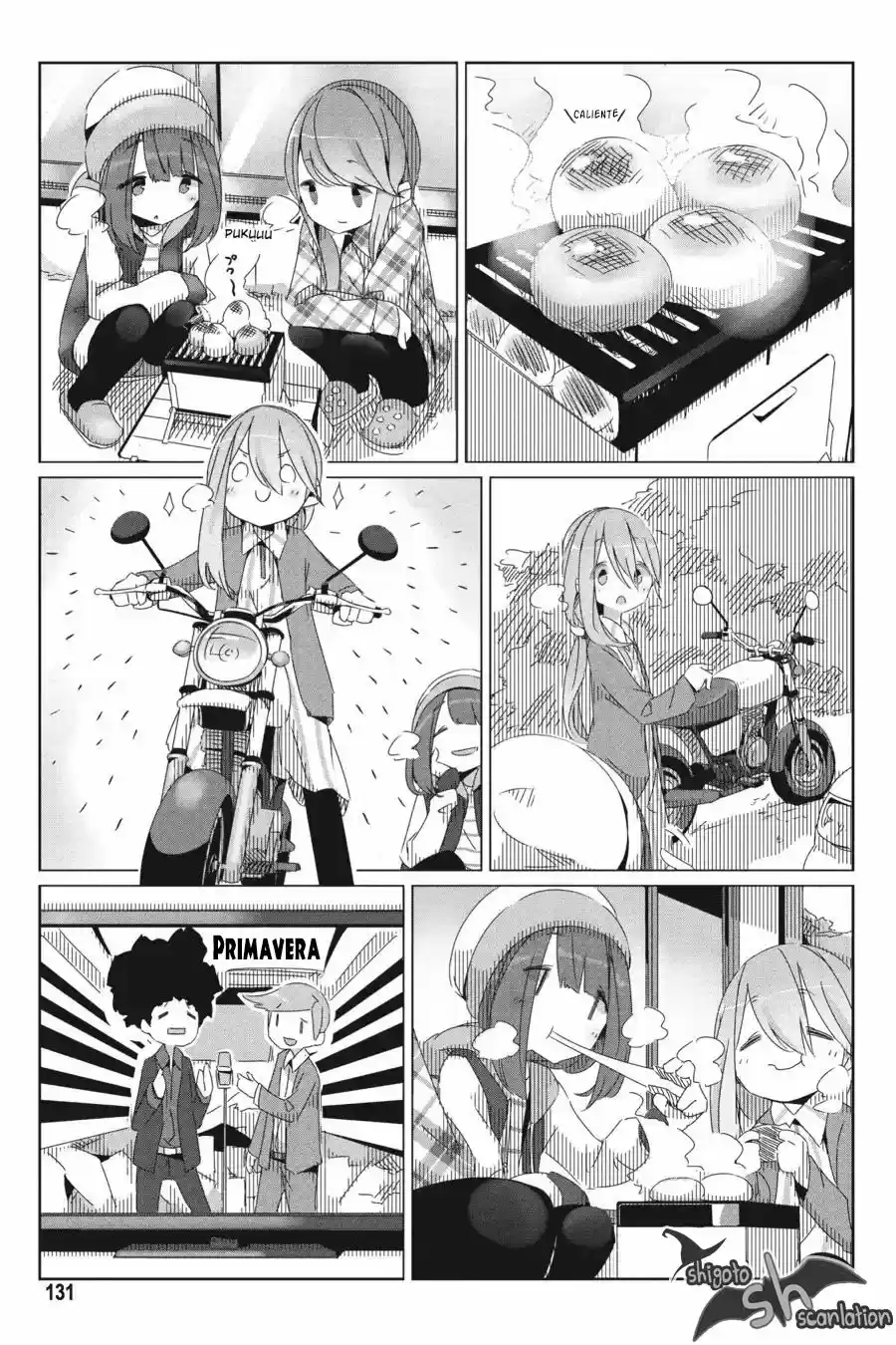 Yurucamp capítulo 28, página 15