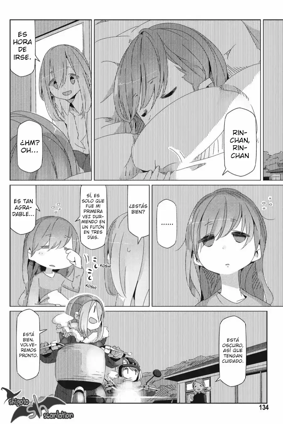 Yurucamp capítulo 28, página 18