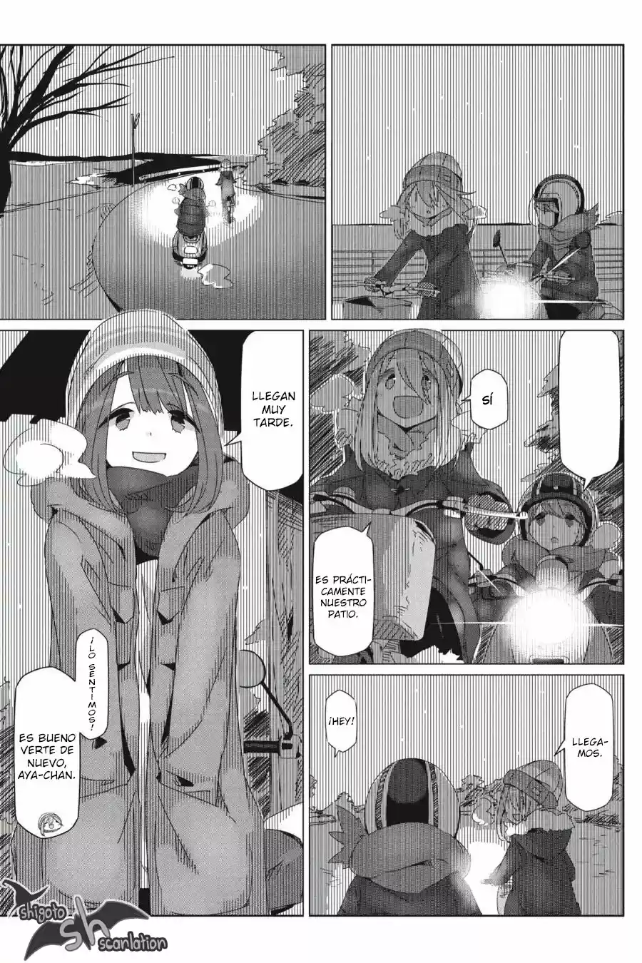 Yurucamp capítulo 28, página 19